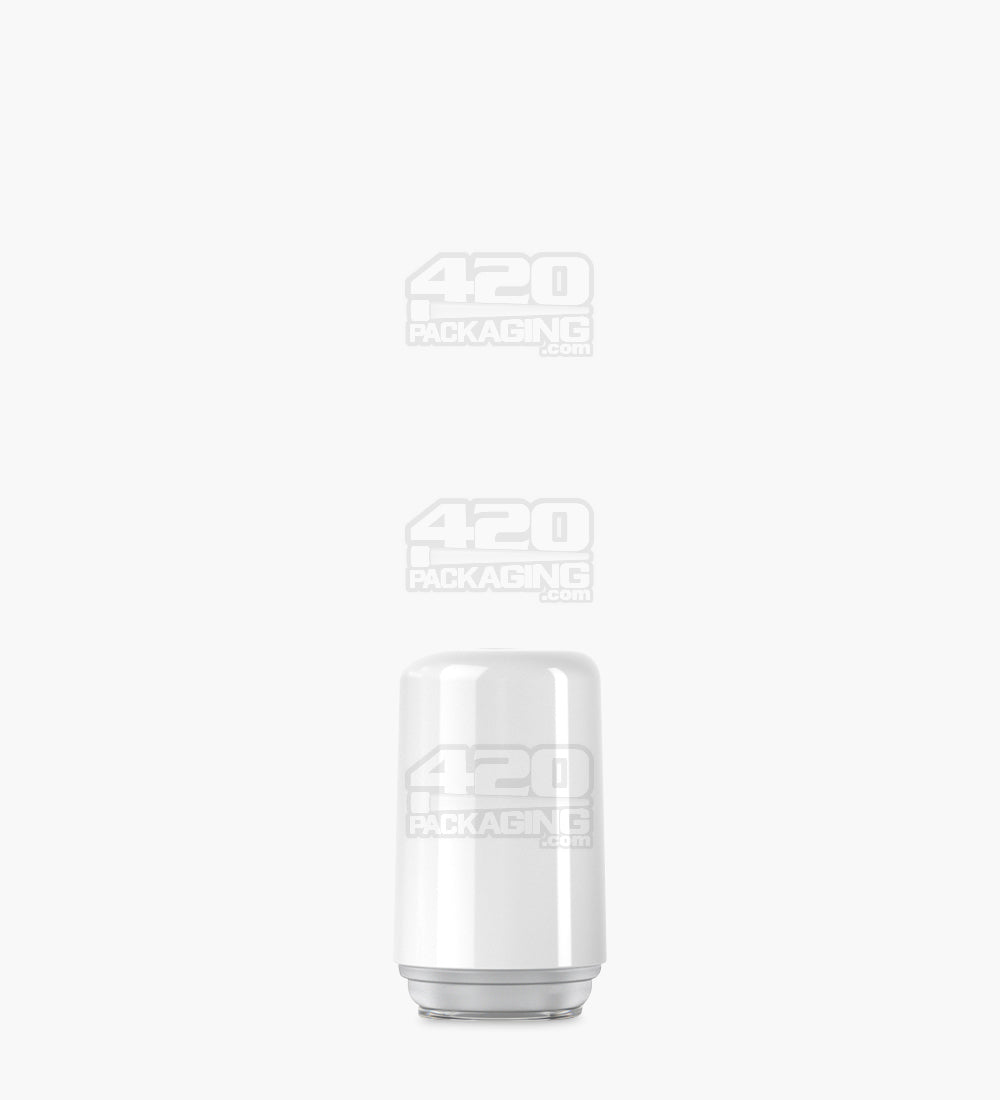 RAE White Ceramic Round Vape Mouthpiece for Hand Press Ceramic Cartridges 400/Box - 2