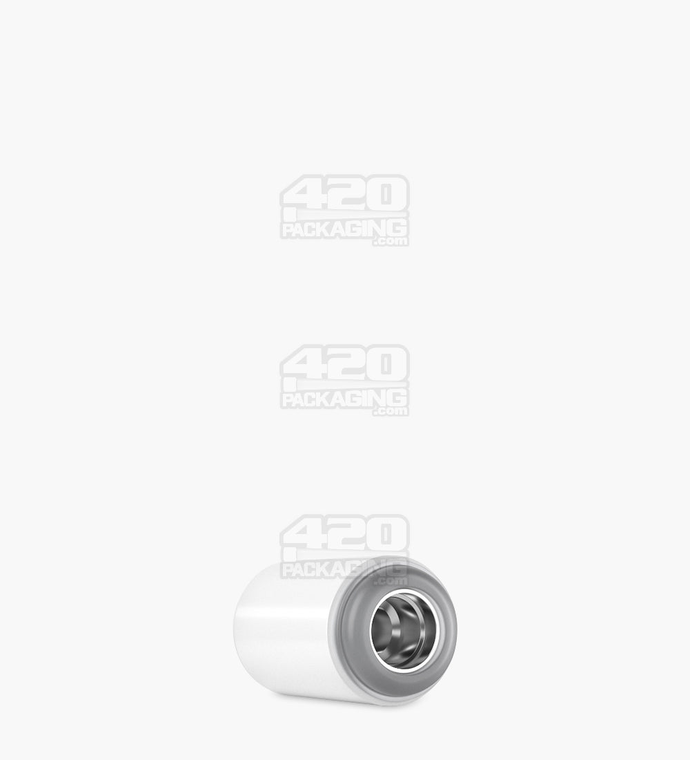 RAE White Ceramic Round Vape Mouthpiece for Arbor Press Ceramic Cartridges 400/Box
