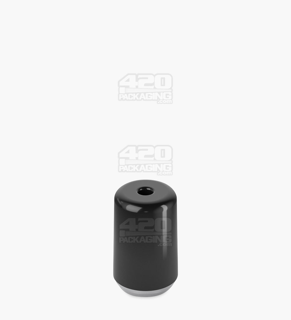 RAE Black Ceramic Round Vape Mouthpiece for Screw On Ceramic Cartridges 400/Box