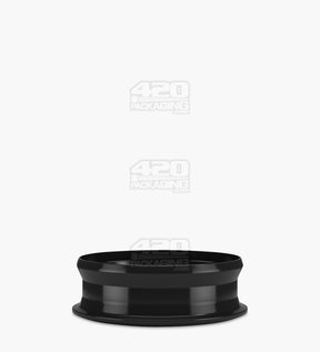 29mm Black Child Resistant Clear Edible & Flower Plastic Popcan Container w/ Frosted Lid Cover 100/Box