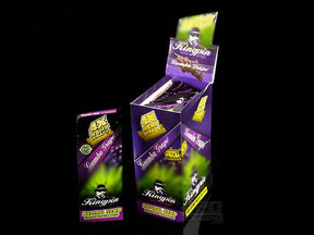 Kingpin Grape Flavor Hemp Wraps 25/Box - 1
