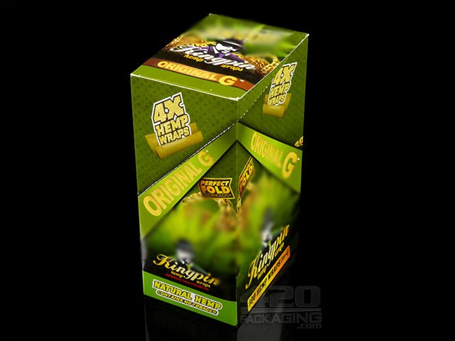 Kingpin Original G Flavor Hemp Wraps 25/Box - 2