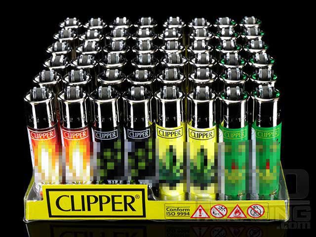 Clipper Lighter Hojas Maria Design 48/Box - 3