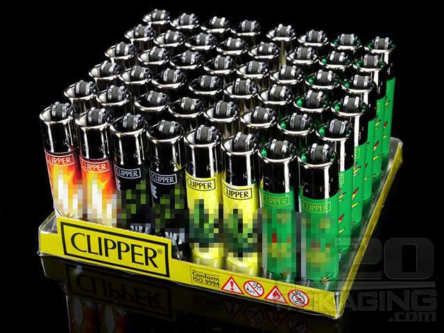 Clipper Lighter Hojas Maria Design 48/Box - 2