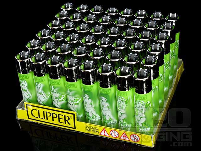 Clipper Lighter Mary Jane Pin Ups Design 48/Box - 2
