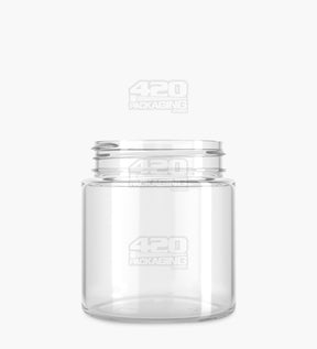 4oz Straight Sided Clear Plastic Jars 100/Box