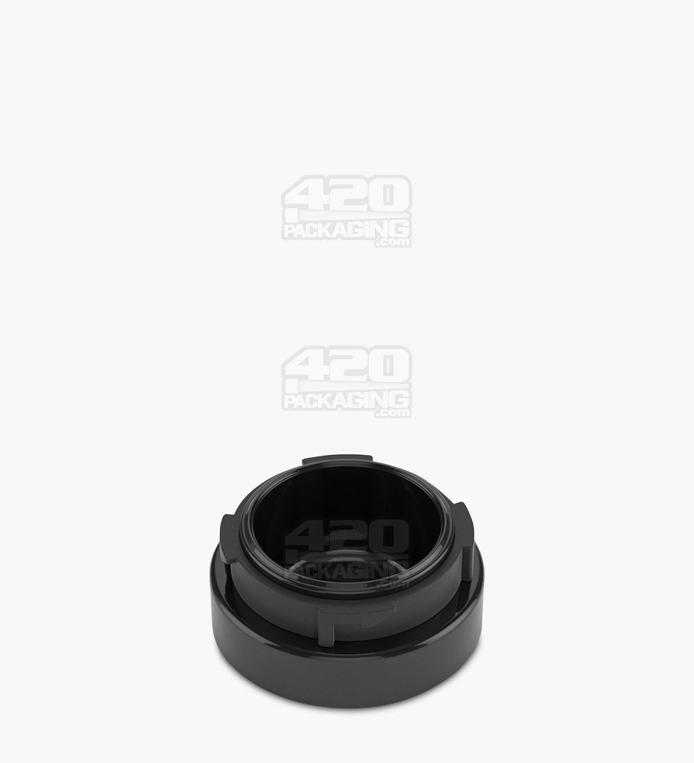 Glossy Black Glass Concentrate Containers | Snap In - 5mL - 400 Count