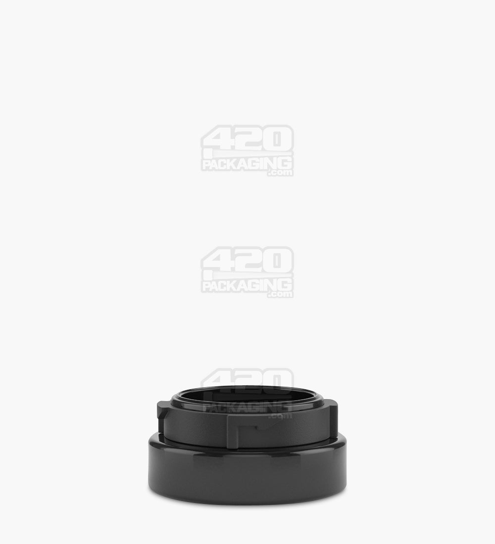 Glossy Black Glass Concentrate Containers | Snap In - 5mL - 400 Count
