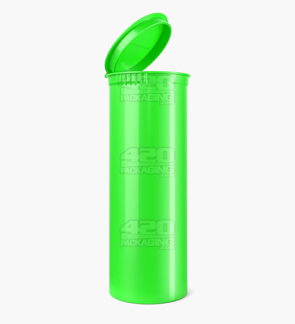 60 Dram Opaque Lime Child Resistant Opaque Pop Top Bottles 75/Box - 1