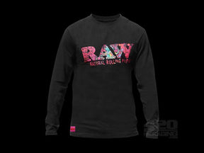 RAW x Ghostshrimp Black Crewneck Long Sleeve Shirt Large - 2