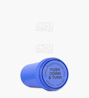 104mm Child Resistant Opaque Blue Reversible Cap Vials 150/Box - 7