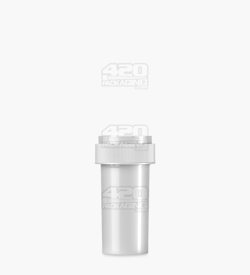 17mm Opaque Child Resistant Silver Reversible Cap Vials 275/Box