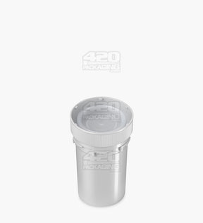 75mm Child Resistant Opaque Silver Blank Reversible Cap Vials 240/Box
