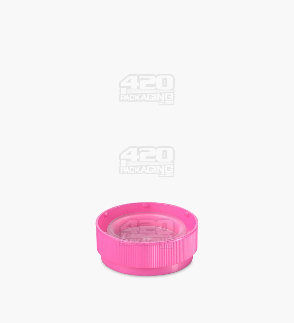 17mm Opaque Child Resistant Pink Reversible Cap Vials 240/Box - 13