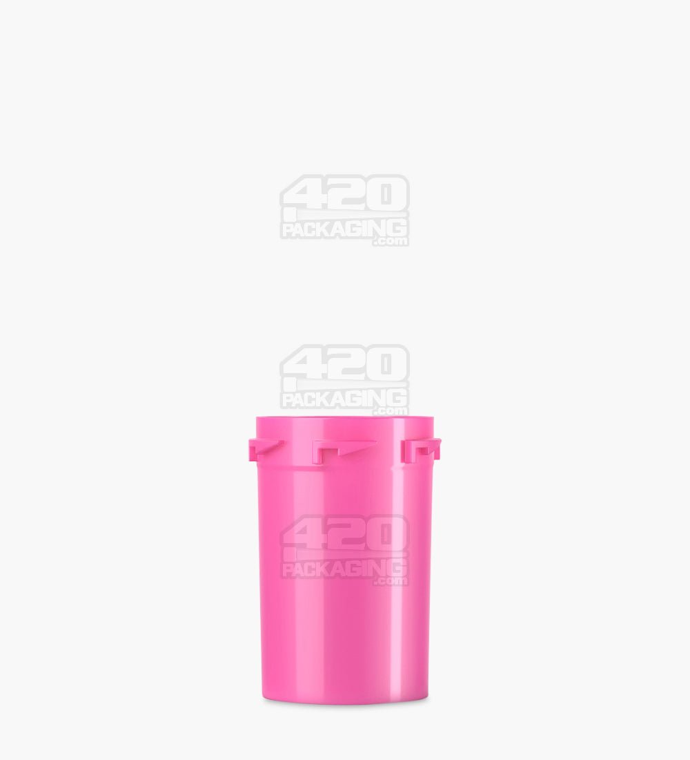 17mm Opaque Child Resistant Pink Reversible Cap Vials 240/Box - 3