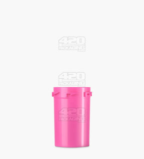 17mm Opaque Child Resistant Pink Reversible Cap Vials 240/Box - 3
