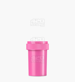 17mm Opaque Child Resistant Pink Reversible Cap Vials 240/Box - 1