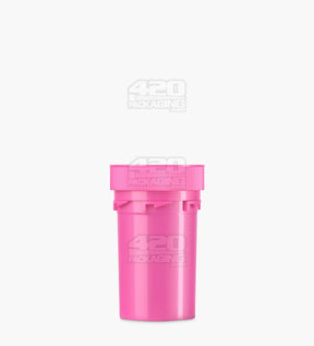 17mm Opaque Child Resistant Pink Reversible Cap Vials 240/Box - 2