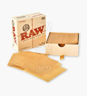 RAW Natural Parchment Squares 500/Box - 1