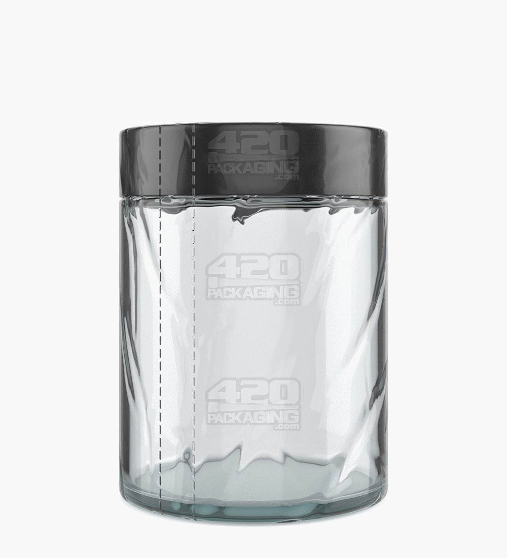 18oz Tamper Evident Heat Seal Plastic PVC Full Body Shrink Bands for Jars 1000/Box - 4