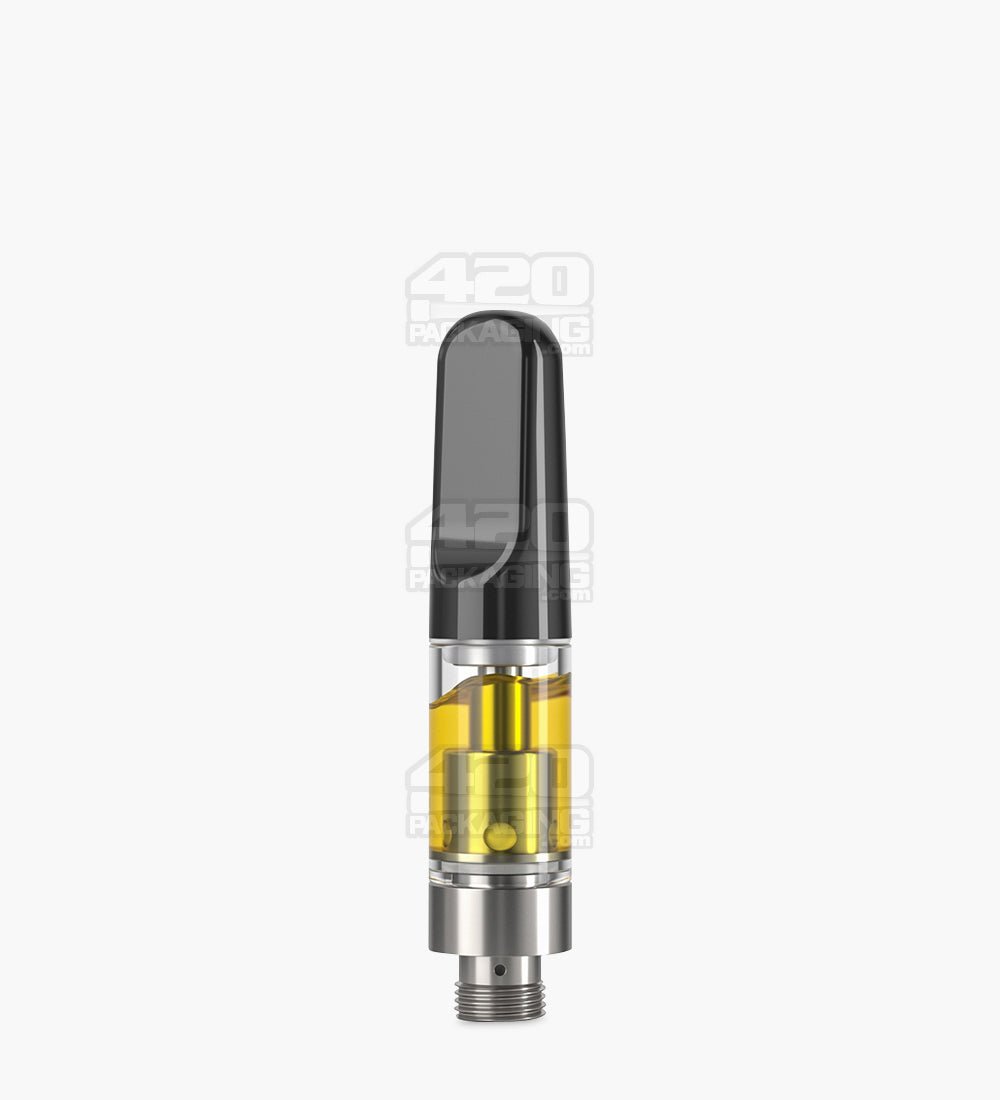 CCELL Liquid6 Glass Vape Cartridge 2mm Aperture 0.5ml w/ Screw On Mouthpiece Connection 100/Box - 2