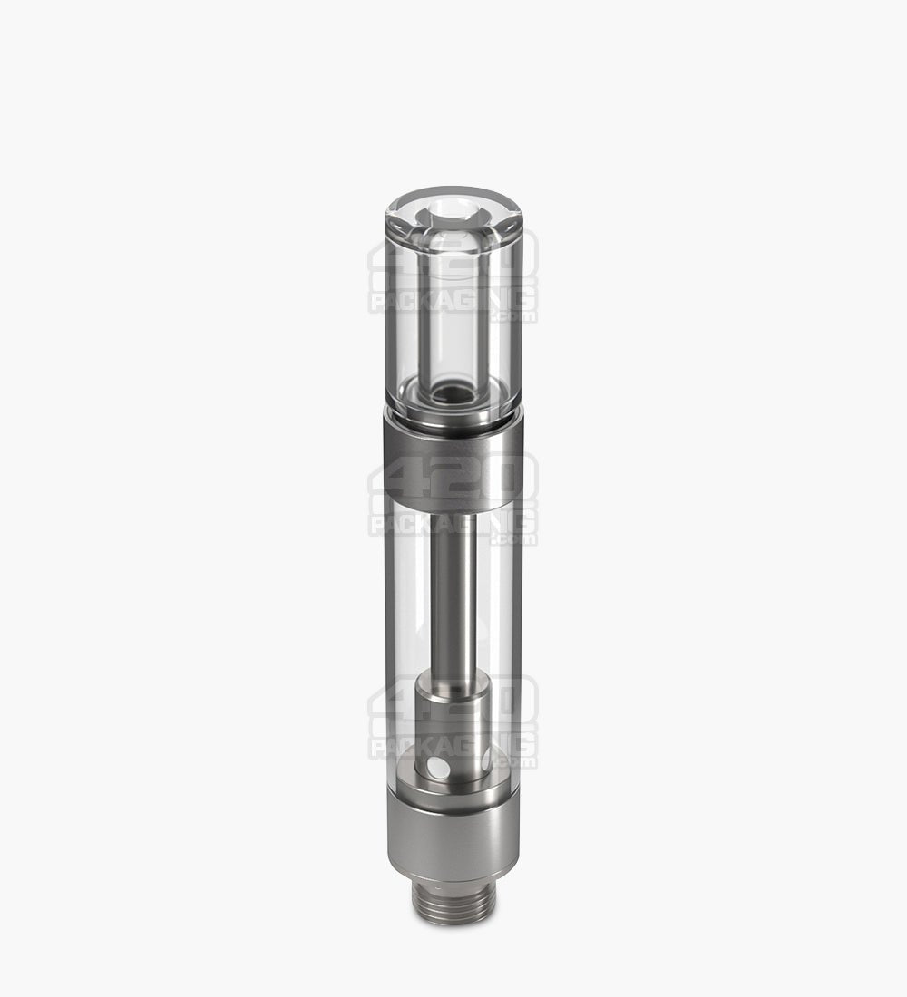 CCELL Liquid6 Plastic Vape Cartridge 2mm Aperture 1ml w/ Barrel Clear Mouthpiece Connection 100/Box - 3