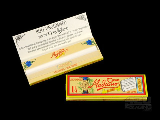 Sans Gomme Club Modiano Bistro 1 1-4 Size Rolling Papers 24/Box - 3