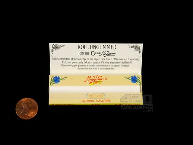 Sans Gomme Club Modiano Bistro 1 1-4 Size Rolling Papers 24/Box - 2