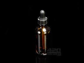 15ml Amber Glass Dropper Vials With Pipette Lid 100/Box - 1
