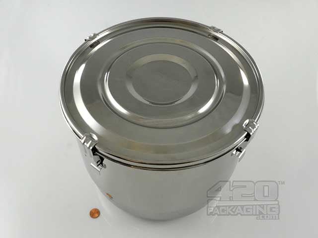 21 Liter C-Vault Metal Storage Jar With Boveda Pack - 2