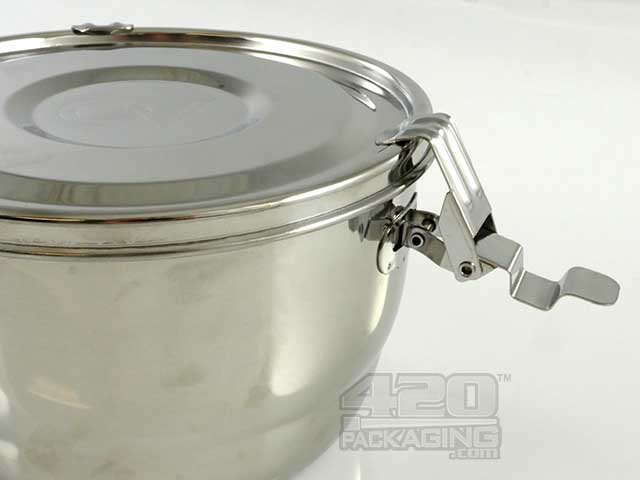 2 Liter C-Vault Metal Storage Jar With Boveda Pack - 4