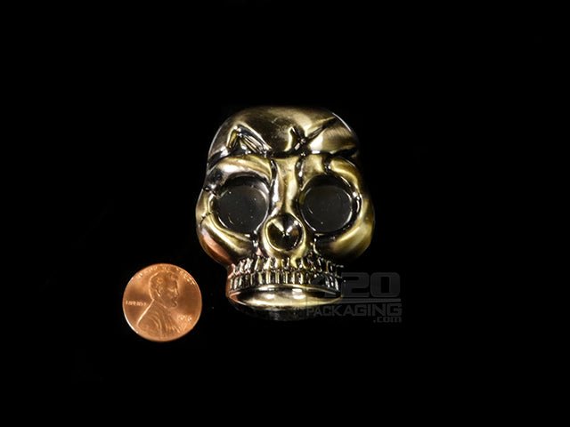 Skull Metal Two Piece Grinder 12/Box - 2