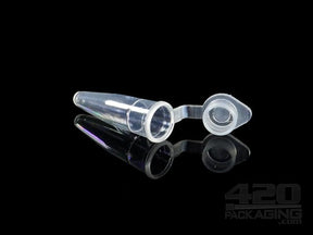 0.2ml Clear Hinged Lid Plastic Vials for Concentrate & Seeds 1000/Box - 4