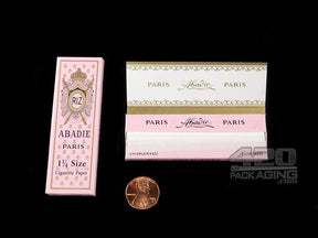 Abadie Paris 1 1-4 Size Rolling Papers 24/Box - 2