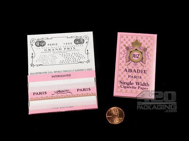 Abadie Paris Single Wide Rolling Papers 24/Box - 2
