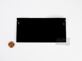 Black-Black 6" x 3" Mylar Flat Seal Zip Bags (Pre/Rolls) 1000/Box - 2