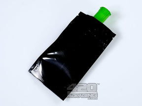 Black-Black 3" x 5" Mylar Stand Up Pouch Zip Bags 1000/Box - 3