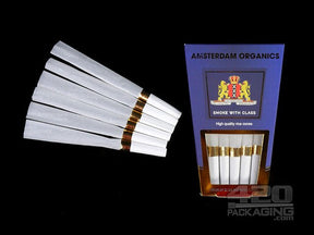Amsterdam Organics 109mm King Size Rice Paper Pre Rolled Cones - 3