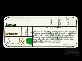 Arizona RX State Labels 1000/Box - 1