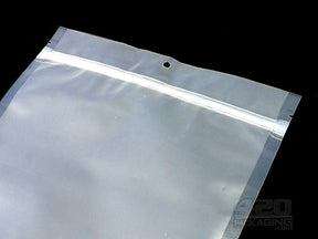 9 x 13.5 Inch Clear Plastic Stand Up Pouch Storage Bags 100/Box - 3