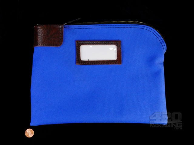 Navy Blue Locking Currency Bank Bag - 2