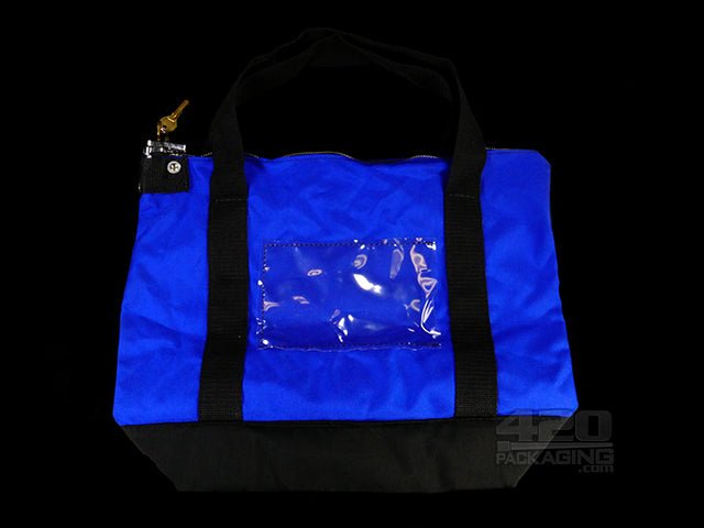 Extra Large Locking Currency Bank Bag Blue - 1