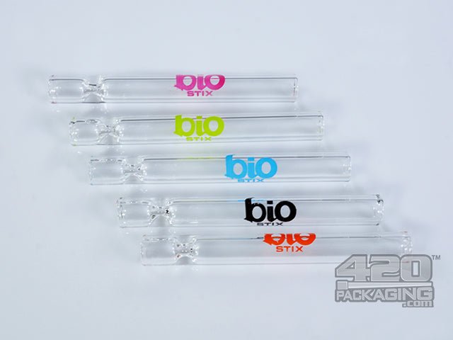 Bio Stix One Hitter Glass Chillums 150/Box - 1