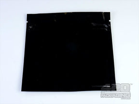 Black-Black 4.5" x 4.5" Mylar Flat Seal Zip Bags (2.0 Grams) 1000/Box - 1