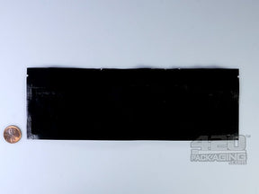 Black-Clear 9" x 3" Flat Seal Zip Bags (Pre Roll & Syringe) 1000/Box - 2