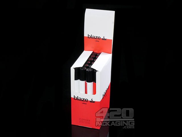 Blaze King Size Pre Rolled Paper Cones + Tubes 24/Box - 1