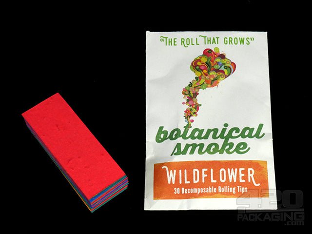 Botanical Decomposable Rolling Tips 10 Packs/Box - 1