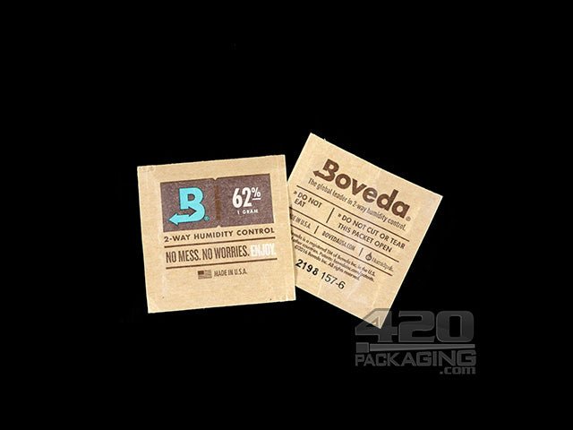 Boveda Humidity Packs 62% (1 gram) 1500/Box - 1