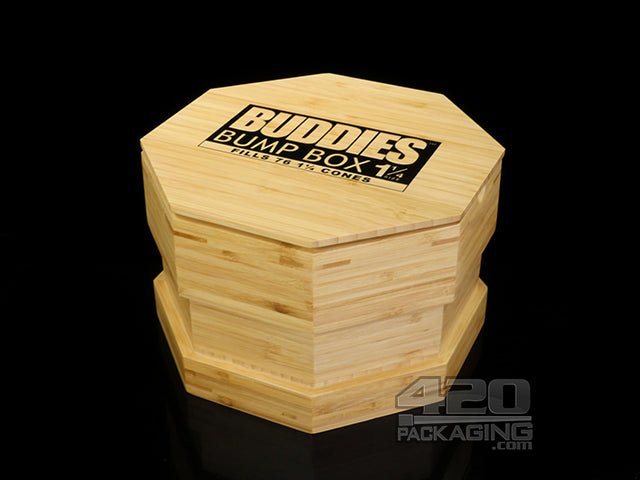 Buddies Wood Bump Box 1 1-4 Size Pre Roll Filling Device - 4
