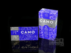 Camo Natural Leaf Blueberry Flavored Wraps 25/Box - 1